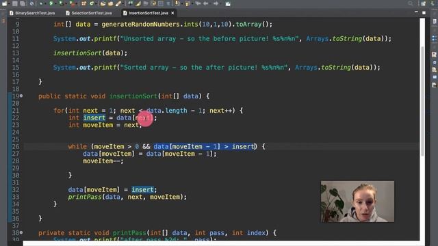4) Insertion Sort | Java with Ali