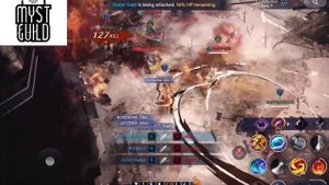 Black Desert Mobile 04/01 Igneous Siege War, Myst vs J... vs Caelus, Trying Mobility combo and WB G