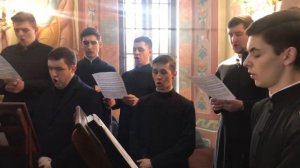 Хор КДАиС. Стихира на Господи воззвах.. Глас 1: «Не помолимся фарисейски, братие»