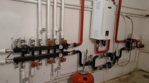 Обвязка котла отопления Зота Стаханов 45 кВт.