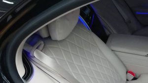 Как разложить заднее кресло Mercedes-Benz W223 S-Class