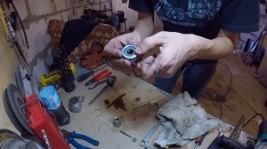 ТО. Переборка, ремонт амортизаторов SHOWA #4