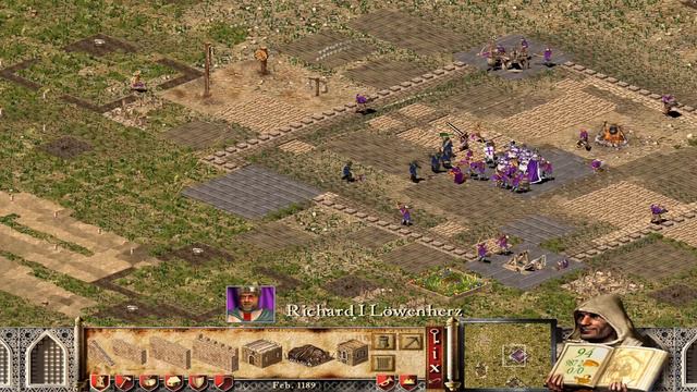 Sheriff, Richard, Kalif, Schlange, Abt, Nizar - FFA - Teil 1 | Stronghold Crusader KI Kämpfe смотреть онлайн