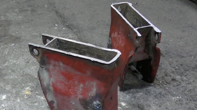 Перестановка оси полуприцепа - ремонт ходовой полуприцепа - необычная работа
