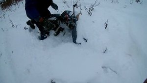 Миниснегоход повышенной проходимости "Рыбак2МТ" с двигателем 9л.с.