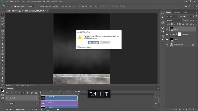 Animated Smoke / Fog Photoshop Photo Effect - Photoshop Tutorial смотреть онлайн