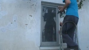 Москитная сетка своими руками...Для первого этажа...