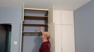 Шкаф распашной с ящиками встроенный