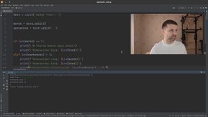Пишем простую программу на Python используя функции: счётчик слов