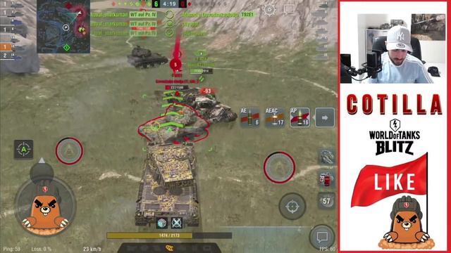 El mejor tanque de Tier 9 WoT Blitz en Español | Como usar Type 68 | Type 68 el mejor tier 9 WoTB смотреть онлайн