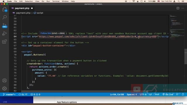 Ecommerce Website With PHP & MySql - 103 - Paypal button смотреть онлайн