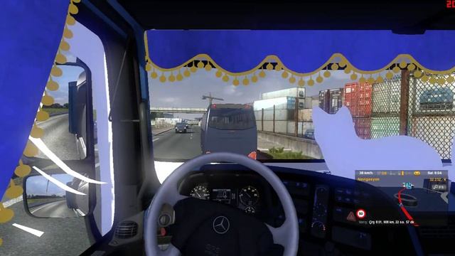 Euro Truck Simulator 2 ETS2 Mercedes Axor 1840 İyi Seyirler смотреть онлайн