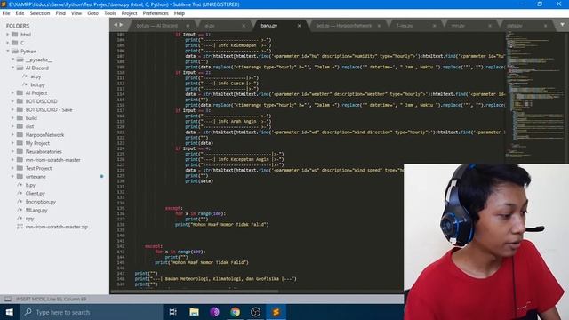 WEATHER INFORMATION USING PYTHON | de banu