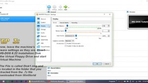 How to install MS-DOS 6.22 in VirtualBox