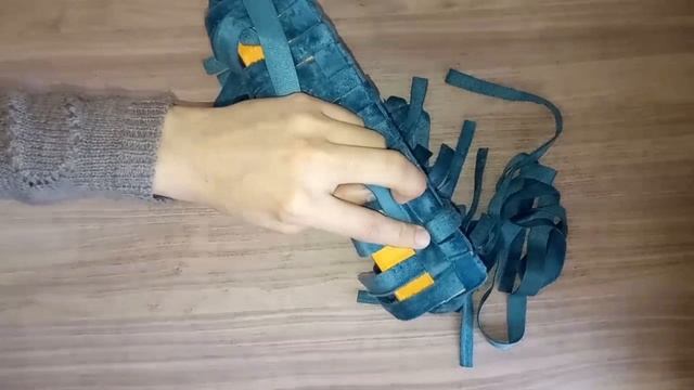 Корзина из трикотажной пряжи для хранения полотенец / Sochiqlarni saqlash uchun savatcha смотреть онлайн