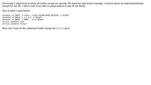 Unix & Linux: iptables block all inbound and outbound traffic except for my IPs (2 Solutions!!) смотреть онлайн