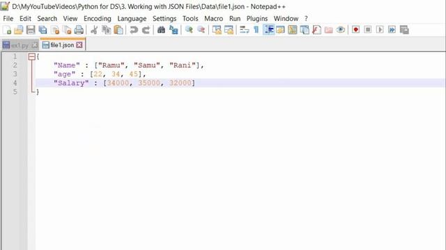 Working with JSON Files