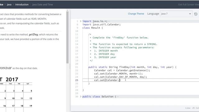 12. Java Date and Time | Java | HackerRank Solutions смотреть онлайн