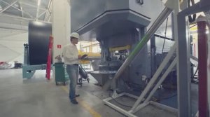 Завод компании "Тенсар" по производству георешеток (Санкт-Петербург)