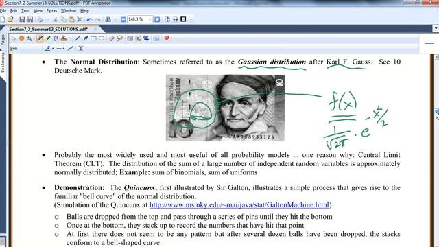 MA 381: Section 7.2: Normal Random Variable смотреть онлайн