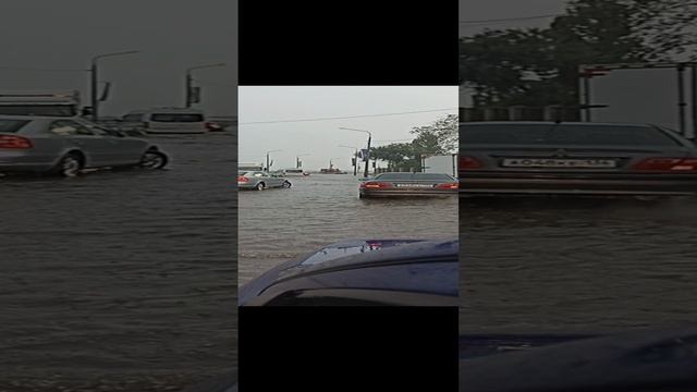 Машина утонула во время дождя. Воронеж 2023