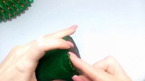 Новогодняя ёлка из синельной проволоки своими руками / Новогодние поделки МК