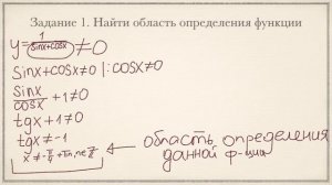 Область определения и множество значений тригонометрических функций 11 класс