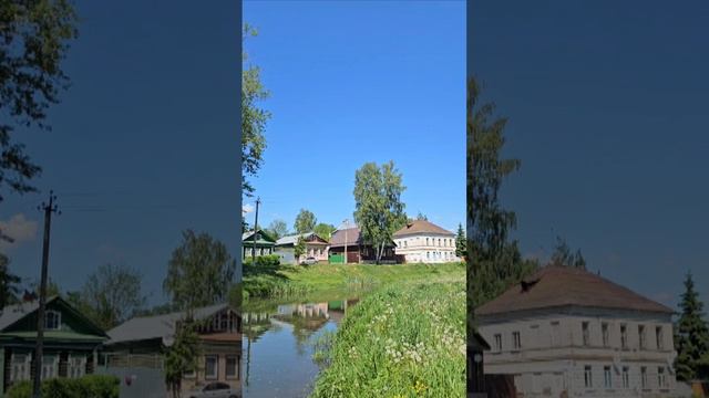 Архитектура города Нерехта Костромской области России