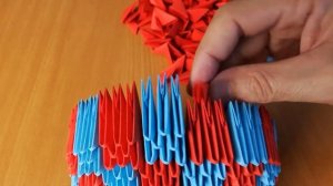 Храм Василия Блаженного | #17 занятие. Модульное оригами. Храм из бумаги своими руками схема