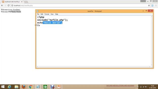 PHP Lecture 9 | php Include function | php date function | require function in php