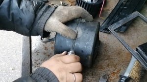 меСТЬ № 85 - Как открыть улитку вентилятора печка газель бизнес / замена мотора  печки без улитки.