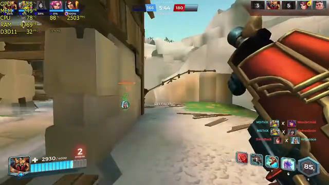 Paladins Beta DX11 Gameplay - i7 - Intel HD Graphics 620720p -DELL Vostro 14-3468