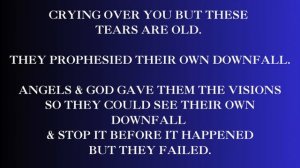 Live with what they did & live with how they feel for you. The contrast is tearing them to shreds ?