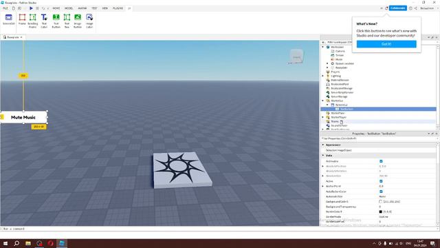 Как сделать кнопку включения и выключения музыки в роблокс студио! смотреть онлайн