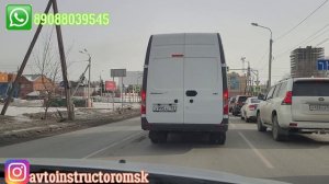 Ошибка за которую ставять 5 штрафных баллов на экзамене ГАИ 2022г.