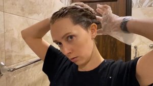 Крашу волосы бытовой краской Garnier 7.1 и 8.1 после кислотной смывки Estel Color Off | Часть 2