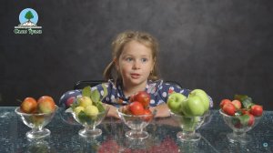 Как дети пробовали садовые яблоки