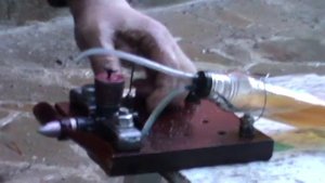 Авиамодельный Mk-12в 1975года Заводим.