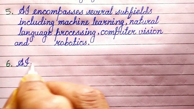 10 Lines On Artificial Intelligence | Artificial Intelligence Essay In English | AI
