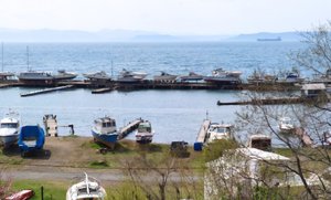 Угольная - Моргородок , из окна электрички. Владивосток