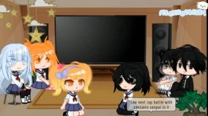 ✎ᝰ┆Yandere simulator react to rap battles Gacha Club React