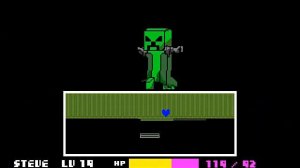 Undertale Creeper sans hard mode fight | COPYRIGHT | INF HP