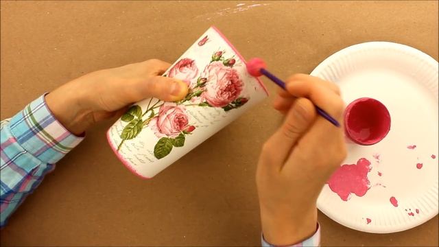 Decoupage glass - painted glasses diy - decoupage on glass tutorial - Decoupage for beginners смотреть онлайн
