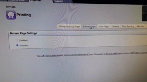 XEROX B1025/B1022 mfp | banner page disable | IT test page