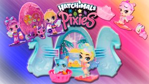 Hatchimals pixies babysitters! Хэтчималс куклы-пикси няни! Большое яйцо!