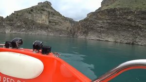Сумасшедшая прогулка на катере по Чиркейскому водохранилищу