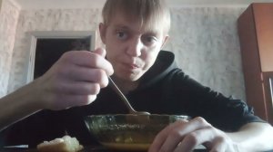 Мукбанг Суп гороховый моё первое видео