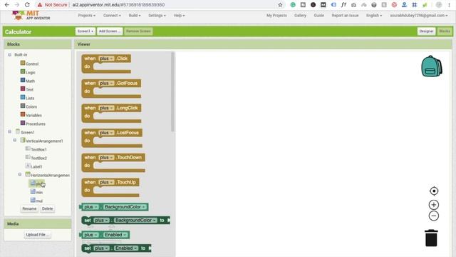 How to make a calculator in MIT App Inventor 2