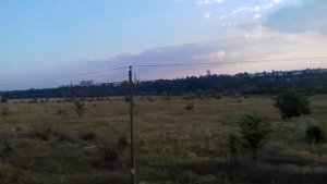 Поезд Херсон-Харьков. Вид из окна презда