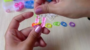 # 6 Браслет Шестигранный Рыбий хвост на рогатке Как плести